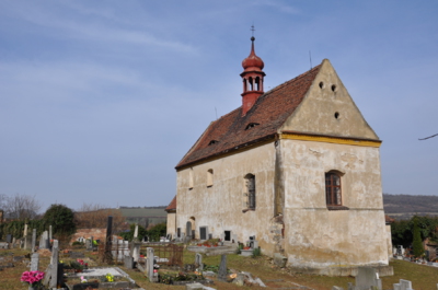 Kostel sv. Havla v obci Hrobčice